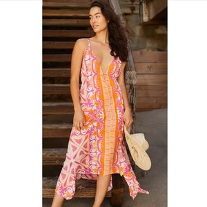 Anthropologie‎ Mixed Print Swim Cover Up Dress